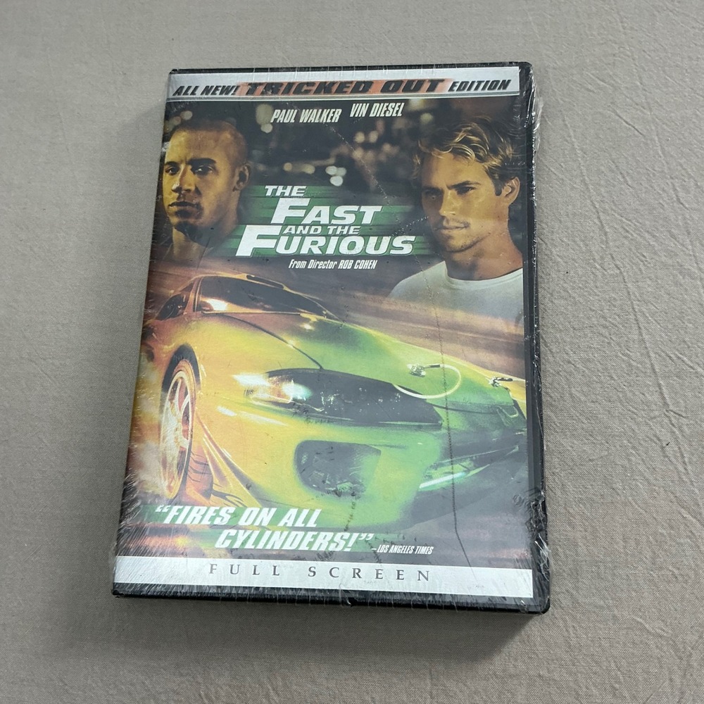 The Fast and the Furious DVD Tricked Out Edition Full Screen New Sealed